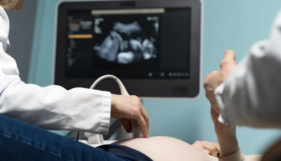 Anomaly scan during pregnancy ultrasound