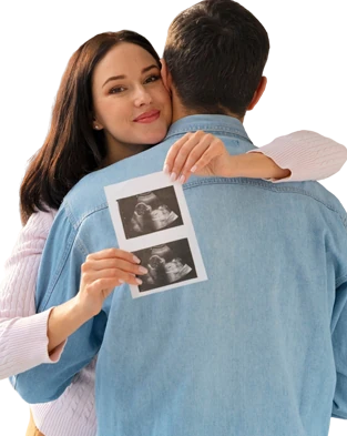 Antenatal ultrasound scan to monitor fetal development